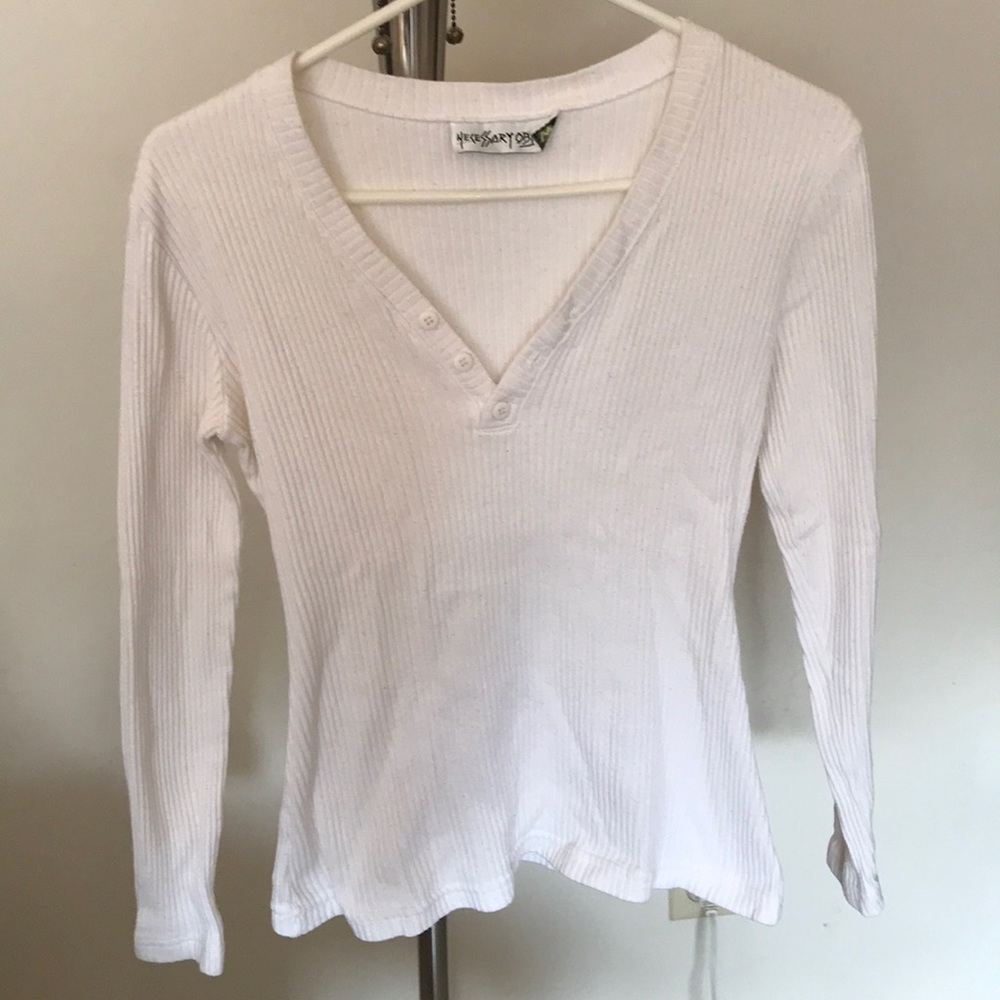 Cotton Ribbed Long Sleeve